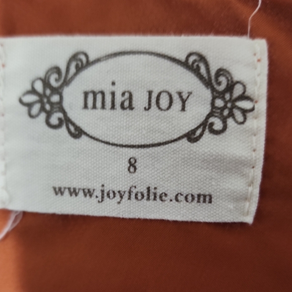 Rust Orange Polka Dot Dress - Picture 2 of 5